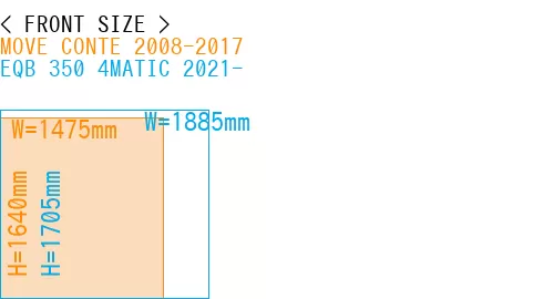 #MOVE CONTE 2008-2017 + EQB 350 4MATIC 2021-